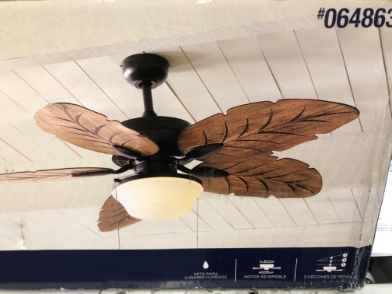 Photo 2 of **SEE NOTES**
Harbor Breeze Waveport 52-in Bronze LED Indoor/Outdoor Ceiling Fan with Light Kit (5-Blade)