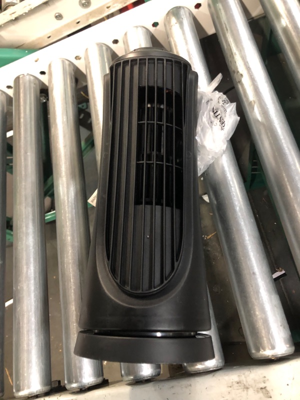 Photo 2 of **** non returnable***Utilitech 14-in 3-Speed Indoor Black Matte Oscillating Tower Fan