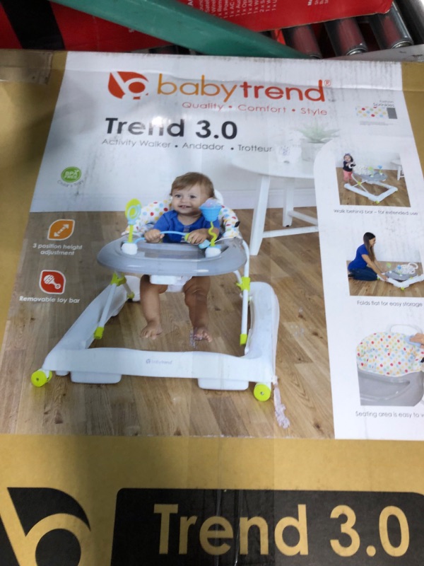 Photo 4 of Baby Trend Smart Steps 3.0 Activity Walker, Sprinkles