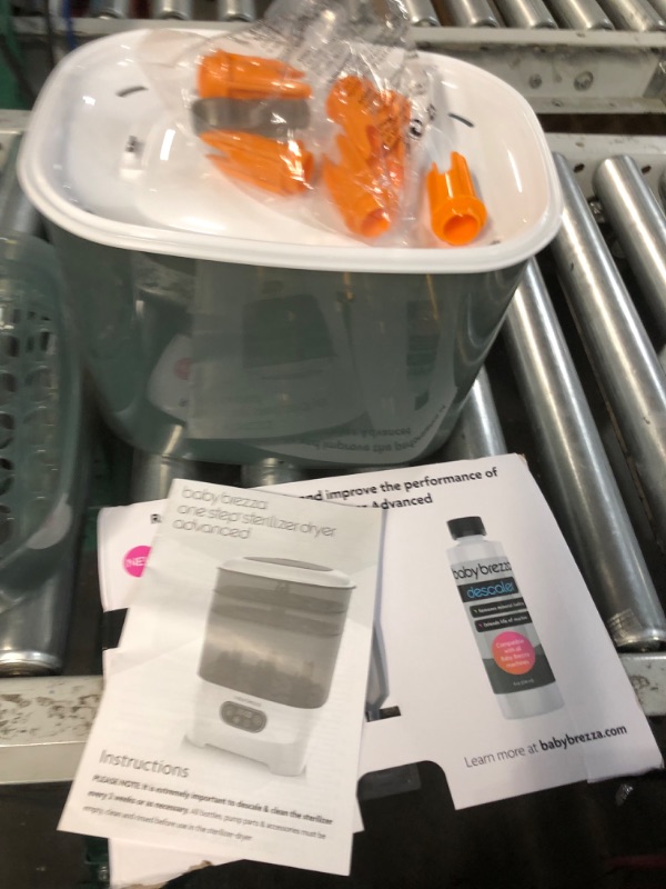 Photo 1 of Baby Brezza Baby Bottle Sterilizer and Dryer Advanced – Electric Steam Sterilization Machine – Universal Sterilizing for All Bottles: Plastic + Glass + Pacifiers + Breast Pump Parts - HEPA Filtration