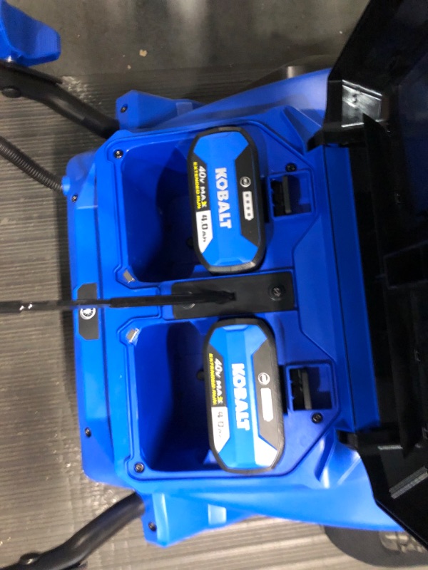 Photo 2 of ***NOT FUNCTIONAL - SEE COMMENTS***
Kobalt 40-volt 20-in Single-stage Push Cordless Electric Snow Blower 6 Ah (Battery and Charger Included)