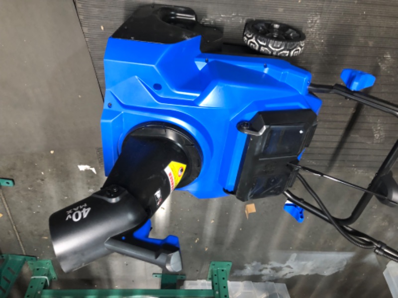 Photo 7 of ***NOT FUNCTIONAL - SEE COMMENTS***
Kobalt 40-volt 20-in Single-stage Push Cordless Electric Snow Blower 6 Ah (Battery and Charger Included)