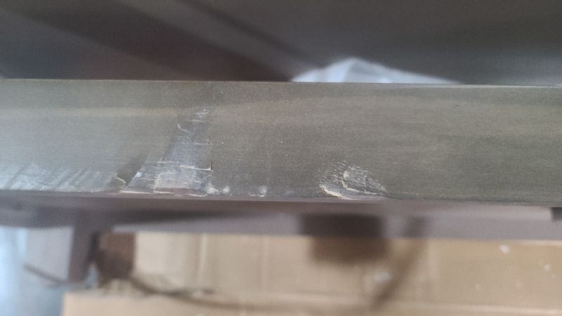 Photo 1 of ***parts only nonrefundable****  see pictures*****allen + roth Kennilton 60-in Gray Oak Undermount Double Sink Bathroom Vanity with White Carrera Engineered Stone Top