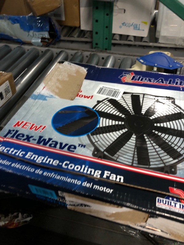 Photo 4 of Flex-a-lite Flex-Wave LoBoy Electric Fan (Puller), 16" (238)