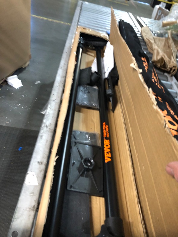 Photo 1 of VEVOR Third Hand Tool, 3rd Hand Support System Premium Steel Support Pole with Storage Bag, Adjustable Support Rod for Cabinet Jack, Drywall Jack& Cargo Bars, 45.2 in- 114.2 in Long, 2 PC 2PC