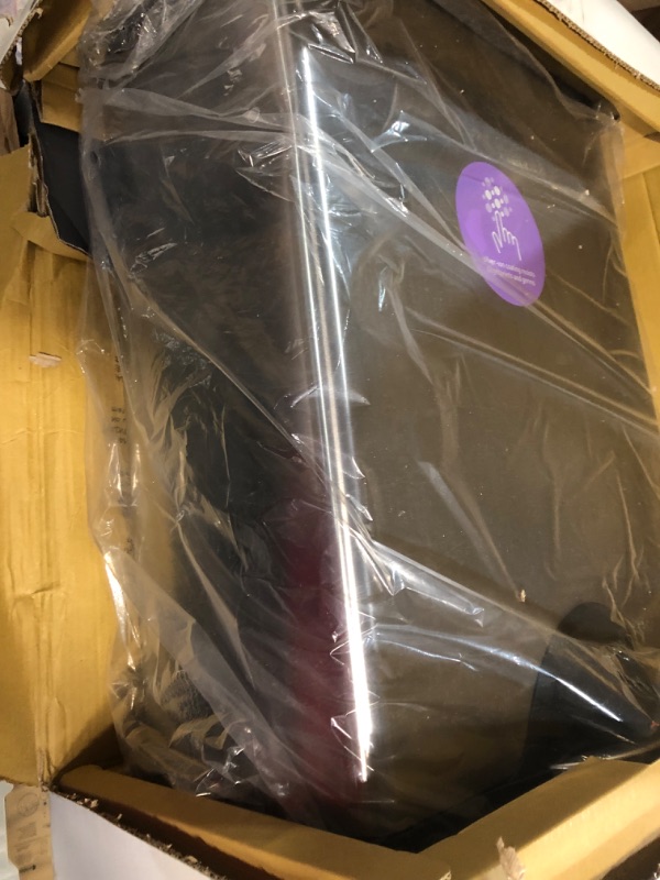 Photo 1 of Simplehuman 50 Liter / 13.0 Gallon Rectangular Kitchen Step Trash Can, Brushed Stainless Steel 50 Liter Rectangular Step Trash Can