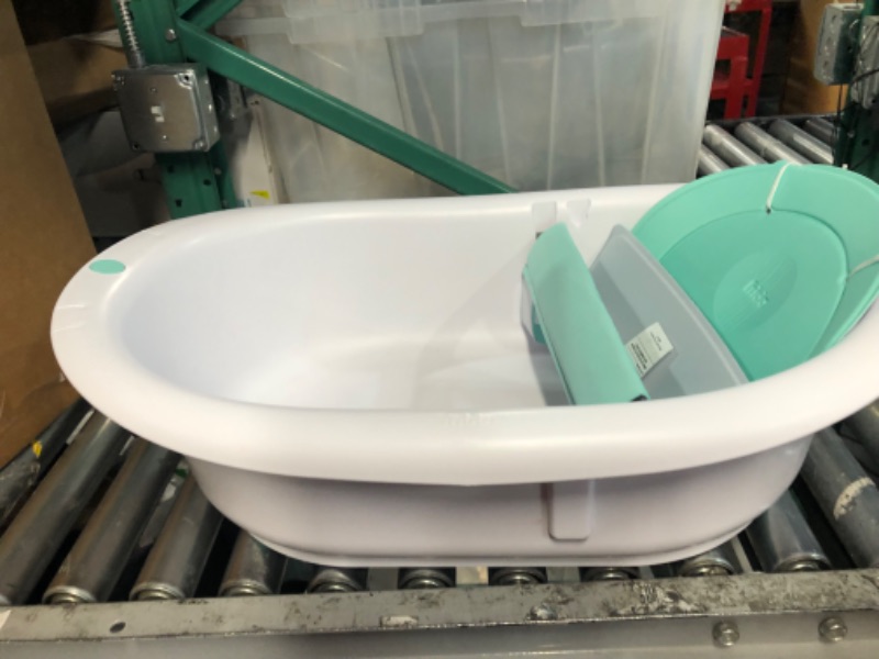 Photo 3 of 4-in-1 Grow-with-Me Bath Tub by Frida Baby Transforms Infant Bathtub to Toddler Bath Seat with Backrest for Assisted Sitting in Tub