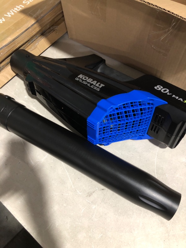 Photo 3 of * important * see notes *
Kobalt Gen4 40-Volt 520-CFM 120-MPH Brushless Handheld Cordless Electric Leaf Blower (Tool Only)