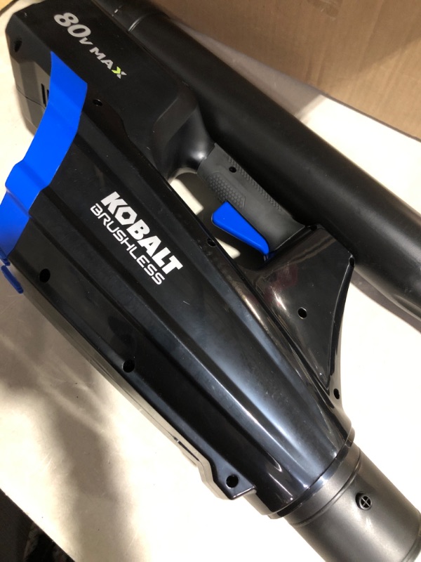 Photo 4 of * important * see notes *
Kobalt Gen4 40-Volt 520-CFM 120-MPH Brushless Handheld Cordless Electric Leaf Blower (Tool Only)