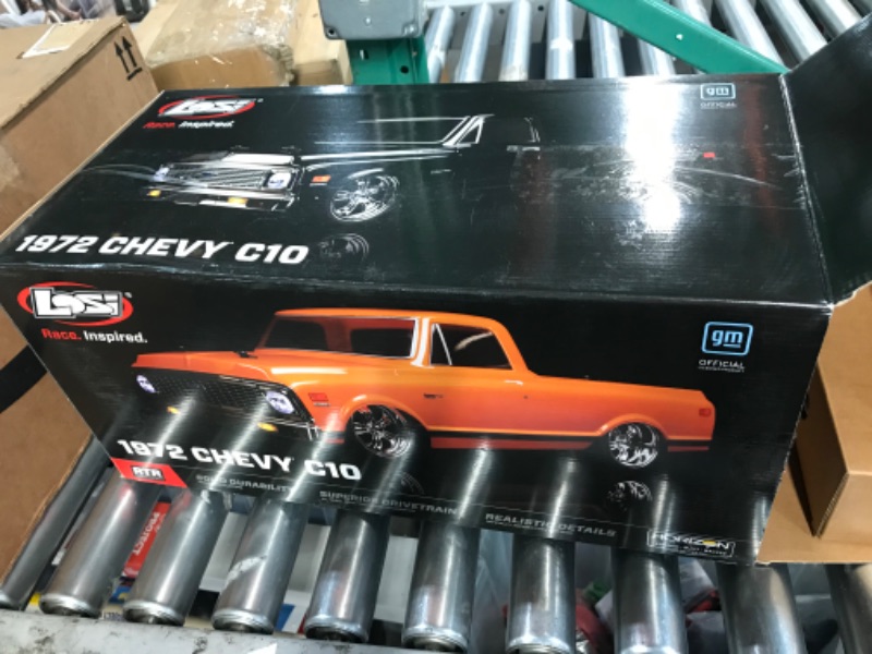 Photo 2 of **USED, SCRATCHED** Losi RC Truck 1/10 1972 Chevy C10 Pickup Truck V100 AWD RTR 