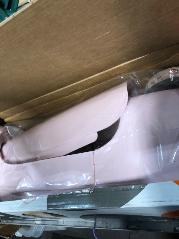 Photo 1 of Diaper Genie Complete Diaper Pail (Pink) with Antimicrobial Odor Control | Includes 1 Diaper Trash Can, 1 Refill Bags, 1 Carbon Filter Pink Pail + 1 Refill