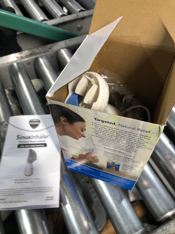 Photo 3 of Vicks Personal Sinus Steam Inhaler with Soft Face Mask – Face Humidifier with Targeted Steam Relief Aids with Sinus Problems, Congestion and Cough