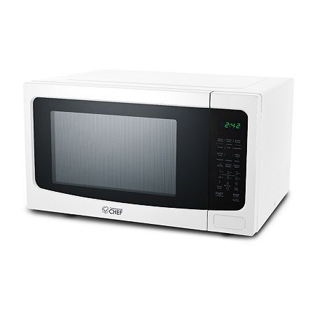 Photo 1 of 1.6 Cu. Ft. Counter Top Microwave, White - White
