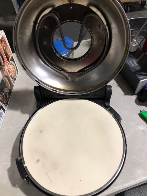 Photo 1 of * used * powers on * see all images * 
Piezano Pizza Oven by Granitestone – Electric Pizza Oven, Indoor/Outdoor Portable Countertop 12 Inch Pizza Maker 