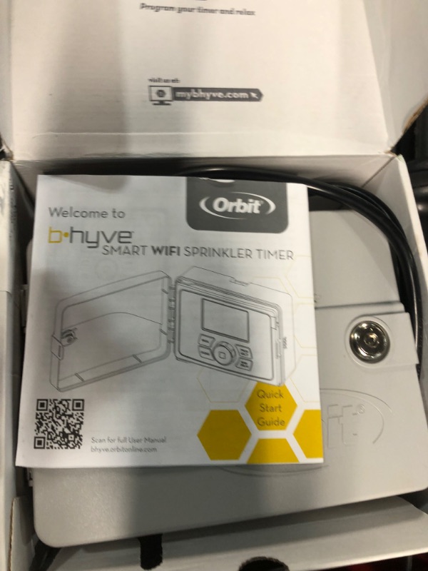 Photo 1 of * not functional * sold for parts/repair *
Orbit 57946 B-hyve Smart WiFi Sprinkler Timer 6 Station