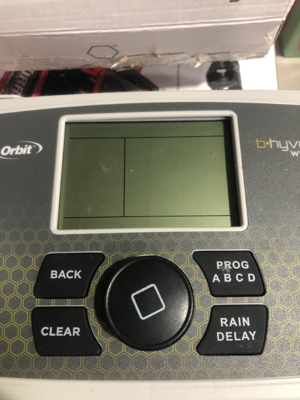 Photo 1 of * not functional * sold for parts/repair *
Orbit 57946 B-hyve Smart WiFi Sprinkler Timer 6 Station