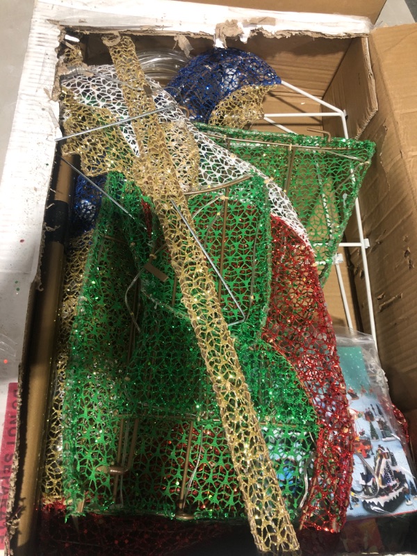 Photo 1 of * used * damaged * sold for parts/repair *
Christmas Nativity Set - 6 ft Lighted Outdoor Nativity Scene - Religious Scene for Indoor or Outdoor Christmas Decorations -