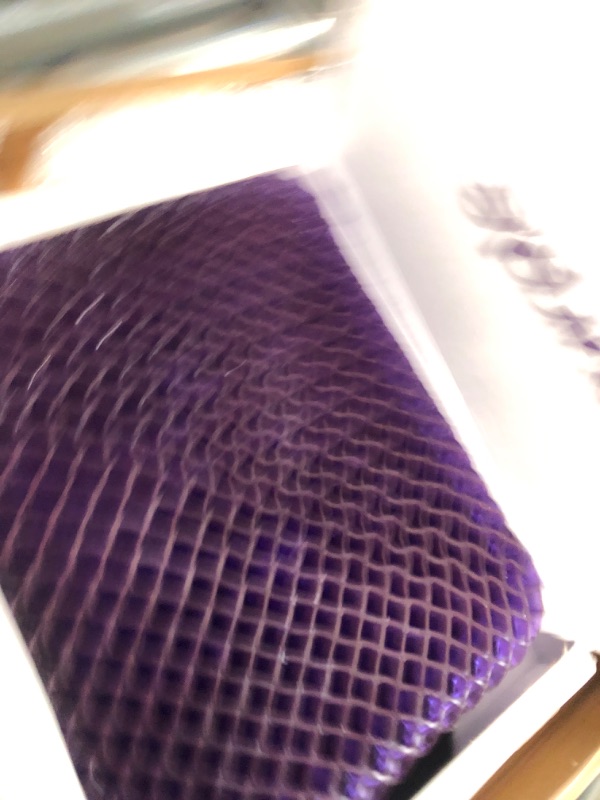 Photo 4 of Purple Royal Seat Cushion - Seat Cushion for The Car Or Office Chair - Temperature Neutral Grid