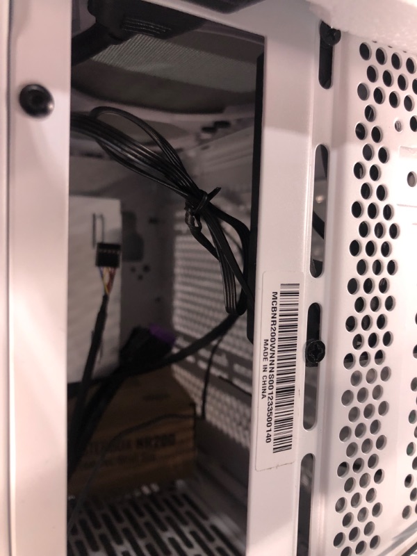 Photo 3 of Cooler Master NR200 White SFF Small Form Factor Mini-ITX Case with Vented Panel,