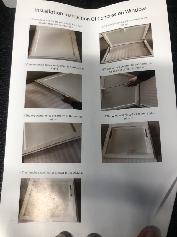 Photo 2 of  Concession Window- UNKOWN DIMENSIONS 