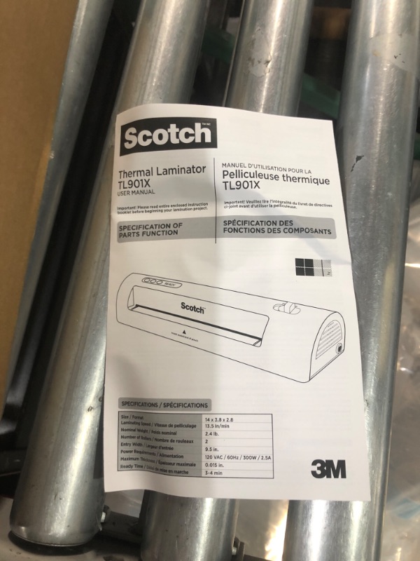 Photo 2 of *UNTESED**  Scotch Thermal Laminator TL901X