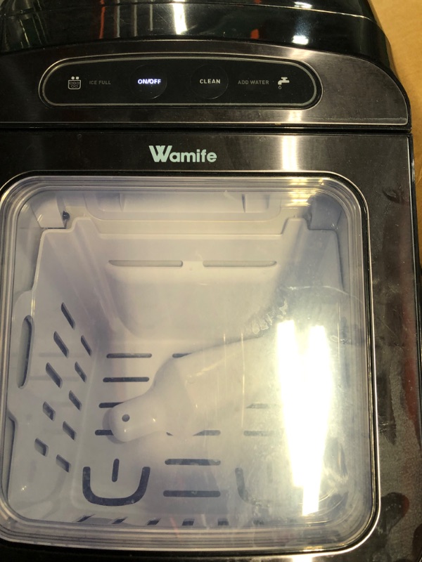 Photo 6 of ***POWERS ON - UNABLE TO TEST FURTHER***
Wamife Nugget Ice Maker Countertop, Pebble Ice Maker Machine, 30lbs/Day, Auto/Manual 