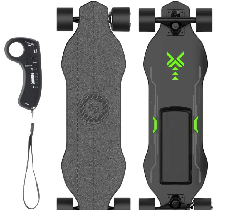 Photo 1 of **MISSING CHARGER**
 isinwheel Electric Skateboard with Remote, 