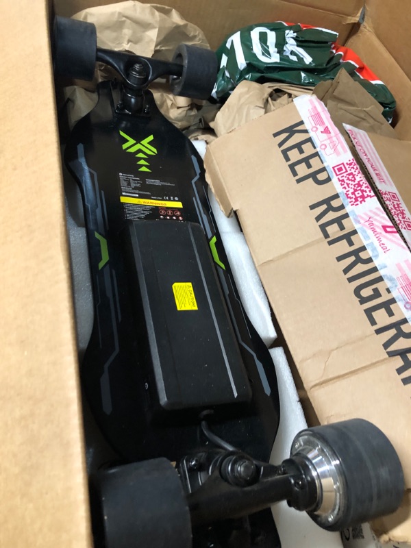 Photo 3 of **MISSING CHARGER**
 isinwheel Electric Skateboard with Remote, 