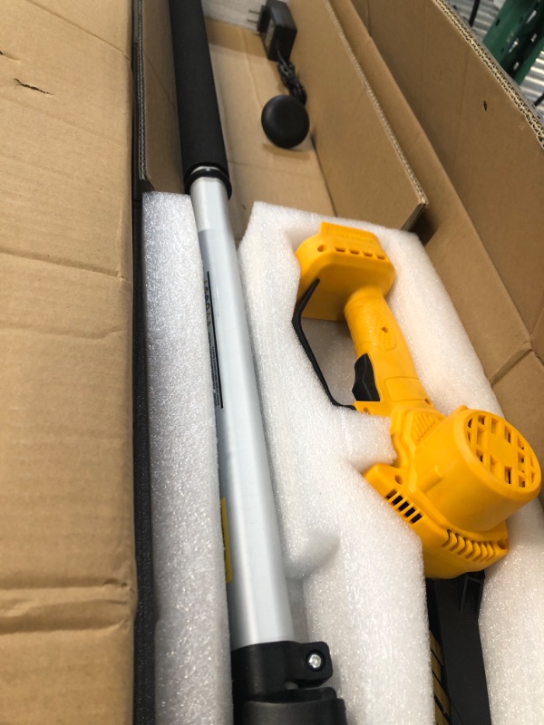 Photo 3 of **STOCK IMAGE IS A REFERENCE ONLY**  DEREAL Pole Saw Cordless, Yellow