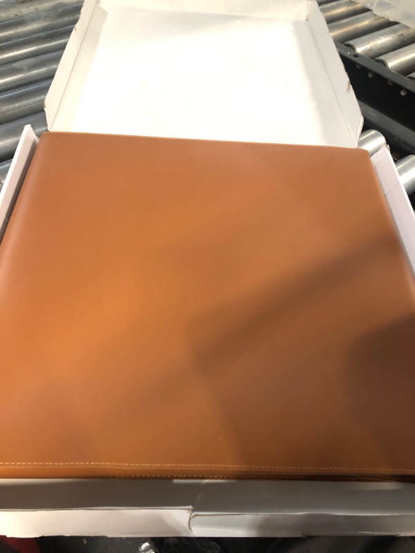 Photo 2 of CENNBIE Dual Sided L Shaped Desk Pad,?? ORANGE- UNKOWN DIMENSIONS 