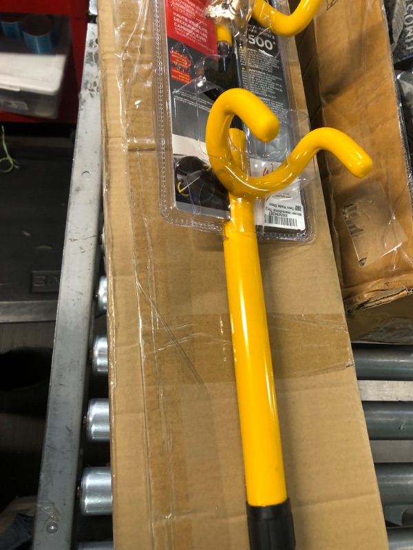 Photo 2 of The Club 3000 Twin Hooks Steering Wheel Lock, Yellow