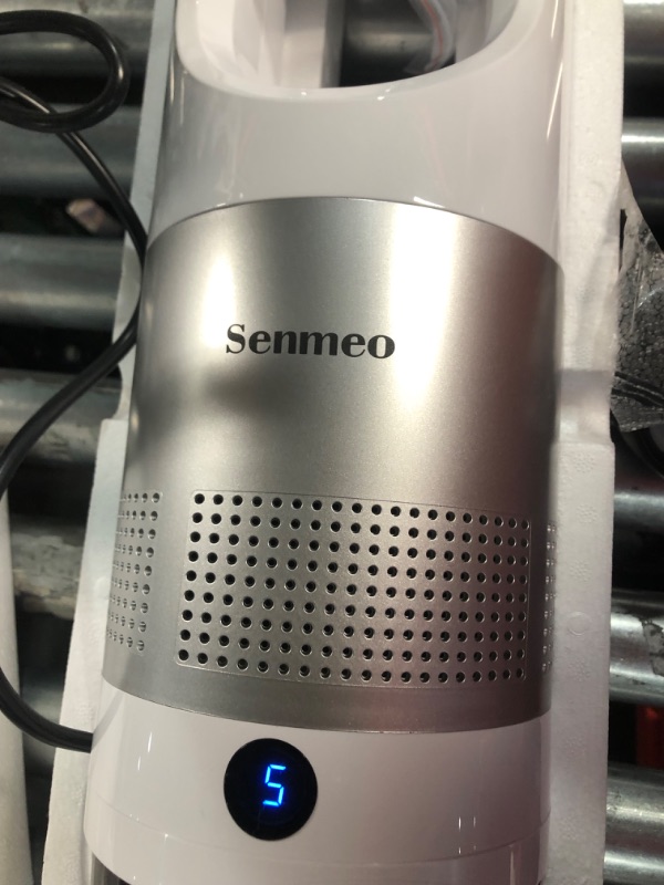 Photo 2 of * no remote included * 
Senmeo Electric Heater 1100W, 2S Rapid Heating Space Heater Low Energy Silent, 13 Modes, 