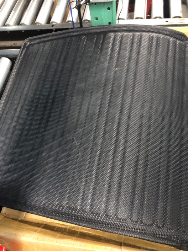 Photo 2 of BestEvMod for Rivian R1S All Weather Trunk Mat Protection Accessories, 3D Cargo Liner TPE 