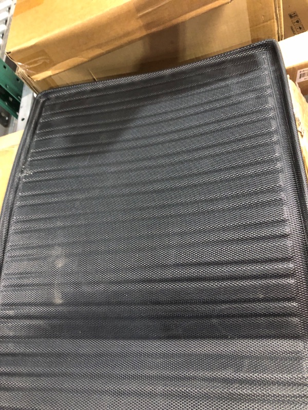 Photo 3 of BestEvMod for Rivian R1S All Weather Trunk Mat Protection Accessories, 3D Cargo Liner TPE 