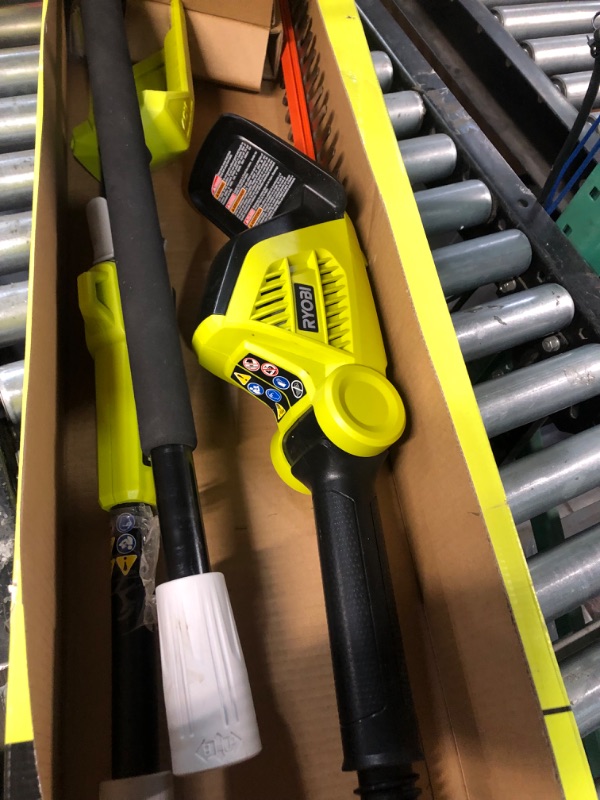 Photo 3 of **PARTS ONLY DOES NOT FUNCTION**
RYOBI RY40603BTL 18 in. 40-Volt Lithium-Ion Cordless Pole Hedge Trimmer (Tool-Only)