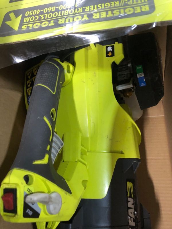 Photo 5 of ***USED - NO BATTERY - UNABLE TO TEST - NOZZLE MISSING***
RYOBI 40-Volt Lithium-Ion Cordless Battery Leaf Vacuum/Mulcher (Tool Only)