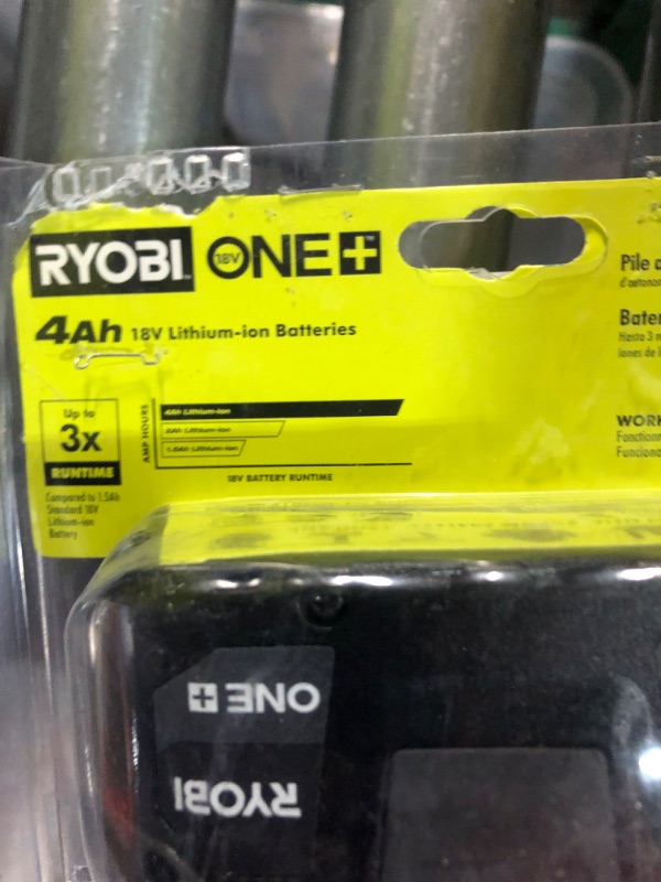 Photo 3 of Ryobi PBP2005 ONE+ (Plus) Battery 18-Volt Lithium-Ion 4.0 Ah Compatible with Over 225 18V ONE+ Tools (2-Pack)