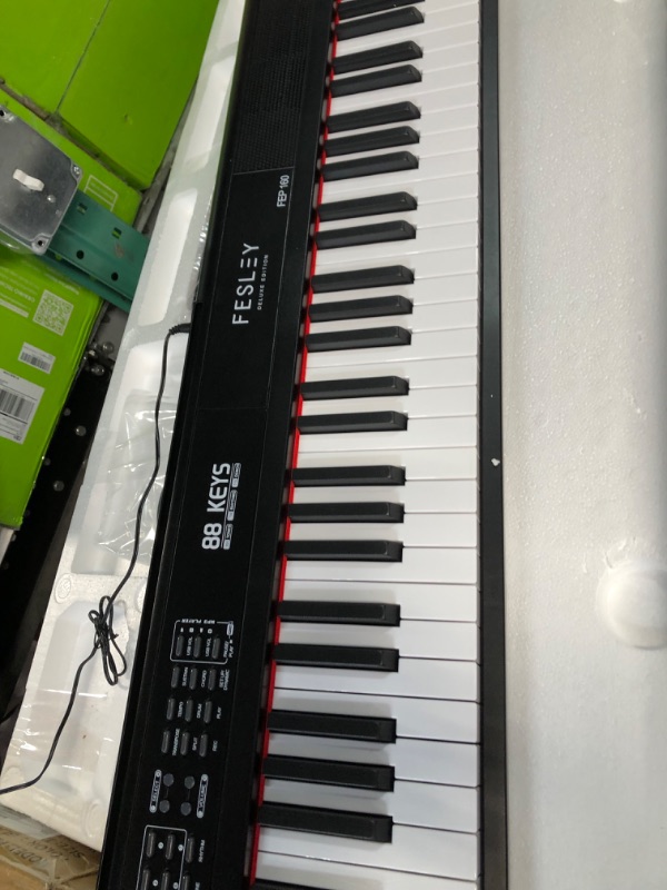 Photo 3 of Fesley Piano Keyboard 88 Keys, Full-Size Digital Piano Keyboard, Portable Electric Keyboard 