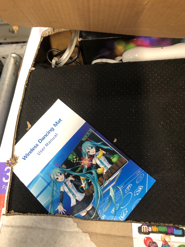 Photo 1 of ***DAMAGED - RIPPED - SEE PICTURES***
FWFX Electronic Dance Mats - Dance Mat Double Game for Kids and Adults, (Green, 36.6" x65.4")