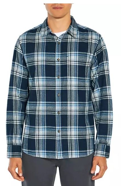 Photo 1 of Eddie Bauer Men's Bristol Flannel Shirt LARGE
