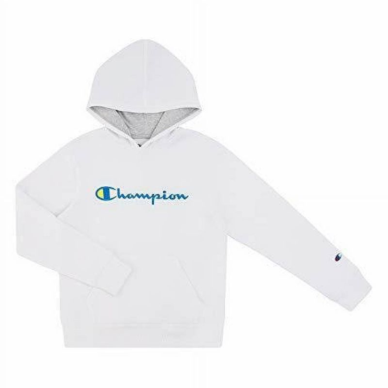 Photo 2 of Champion Kids Clothes Sweatshirts Youth Heritage Fleece Pull On Hoody BLACK 14/16