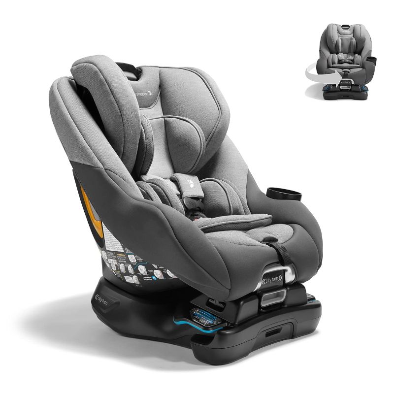 Photo 3 of Baby Jogger City Turn Rotating Convertible Car Seat | Unique Turning Car Seat Rotates for Easy in and Out, Pike