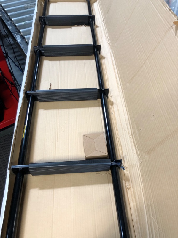 Photo 2 of Stromberg Carlson LA-460B 60” Black Bunk Ladder with Hook Retainer and Extrusions