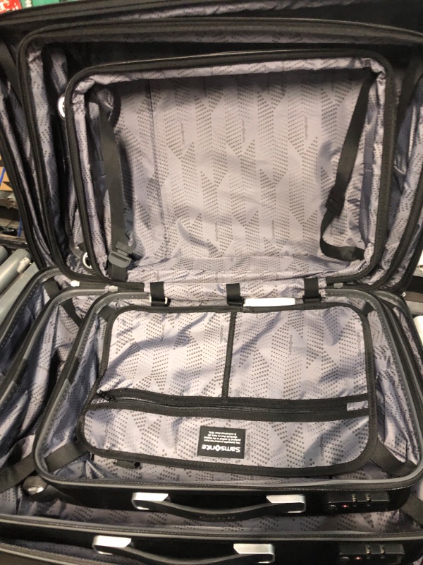 Photo 9 of Samsonite Winfield 3 DLX Hardside Expandable Luggage with Spinners, BLACK (20/25/28)