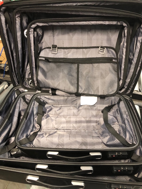 Photo 5 of Samsonite Winfield 3 DLX Hardside Expandable Luggage with Spinners, BLACK (20/25/28)