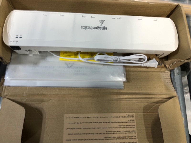 Photo 2 of Amazon Basics 12-Inch Thermal Laminator 