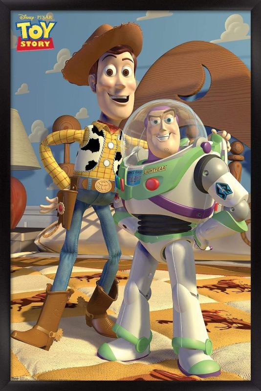 Photo 1 of *MAJOR DAMAGE SEE PHOTO*
Trends International Disney Pixar Toy Story - Pals Wall Poster, 22.375" x 34", Black Framed 