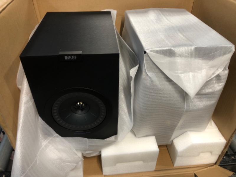 Photo 2 of KEF Q350 Bookshelf Speakers (Pair, Black) & Q150B Q150 Bookshelf Speakers (Pair, Black) 