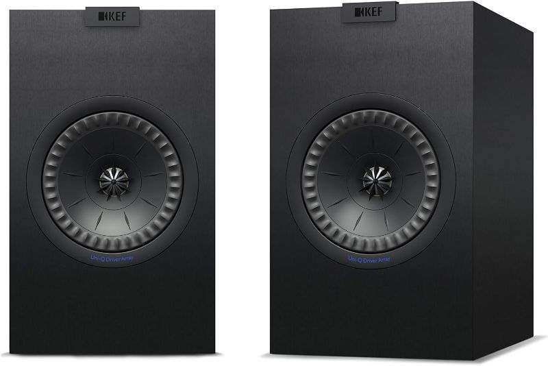 Photo 1 of KEF Q350 Bookshelf Speakers (Pair, Black) & Q150B Q150 Bookshelf Speakers (Pair, Black) 