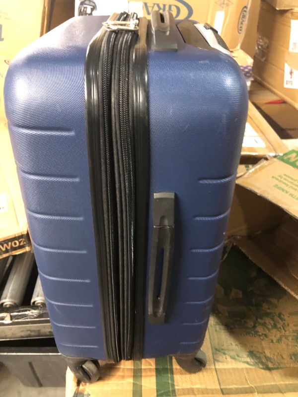 Photo 2 of ***DIRTY**
Wrangler Smart Luggage Set with Cup Holder and USB Port, Navy Blue, 20-Inch Carry-On 20-Inch Carry-On Navy Blue